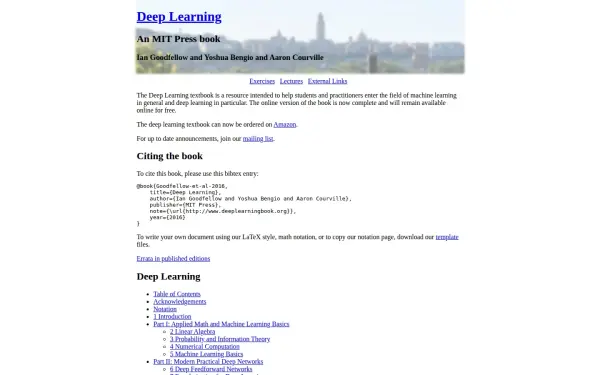 www.deeplearningbook.org