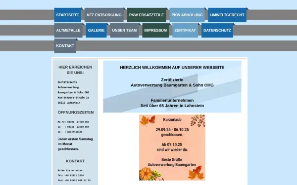www.autoverwertungbaumgarten.de