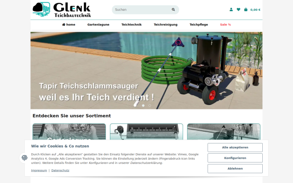 glenk-teichbautechnik.com