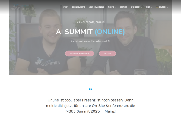 www.m365-summits.de