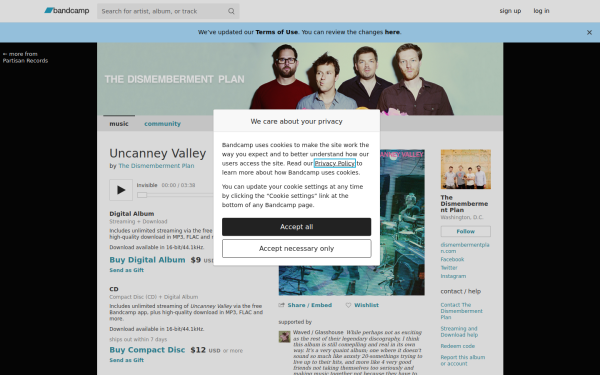 thedismembermentplan.bandcamp.com