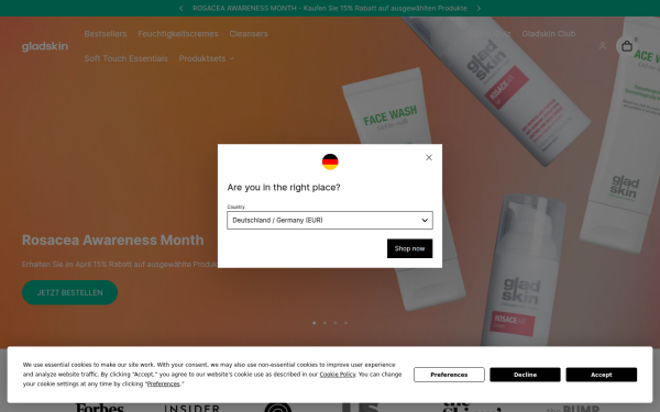 www.gladskin.de