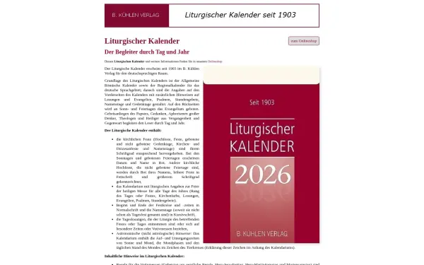 www.liturgischer-kalender.com