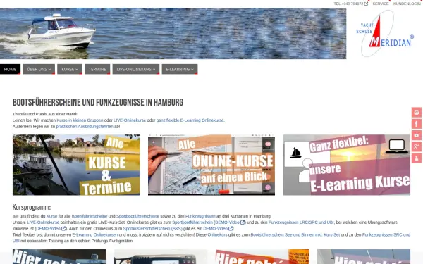 yachtschule-meridian.de