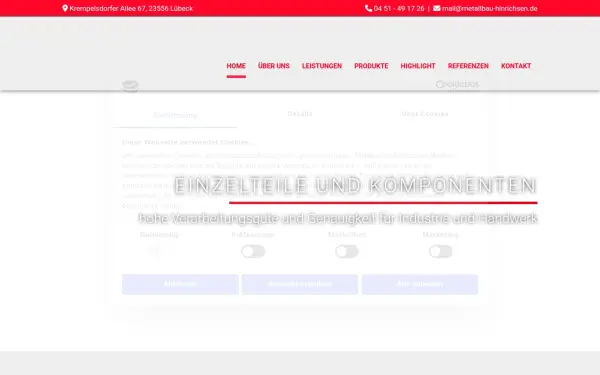 www.metallbau-hinrichsen.de