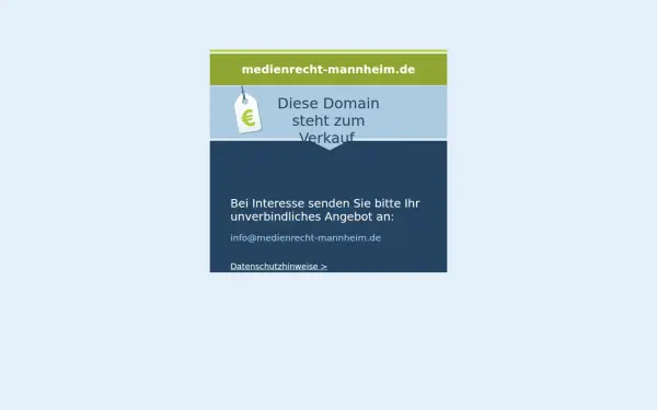 medienrecht-mannheim.de
