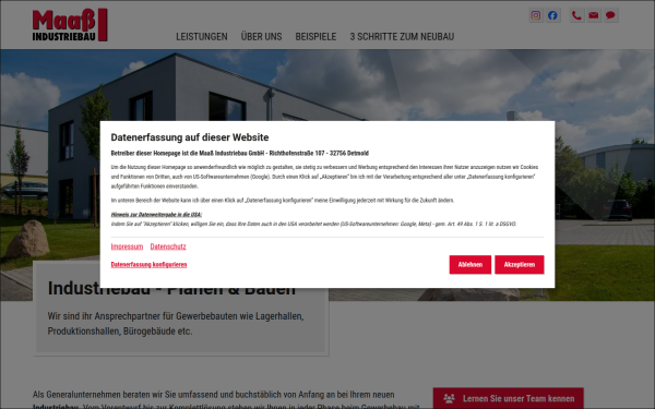 www.maass-industriebau.de