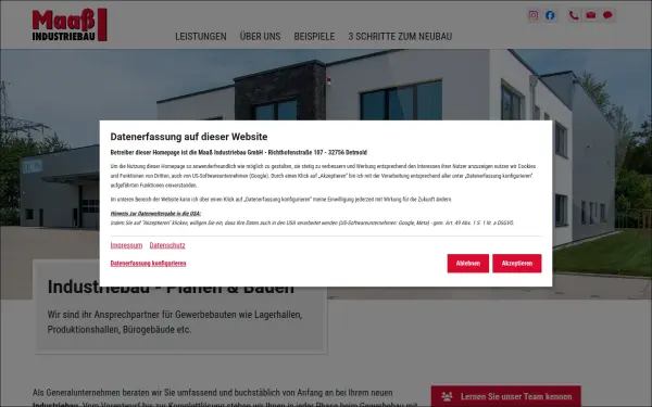 www.maass-industriebau.de