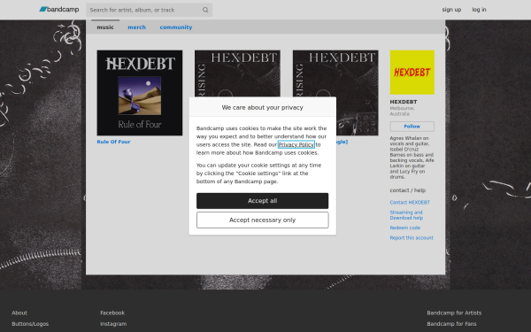 hexdebt.bandcamp.com