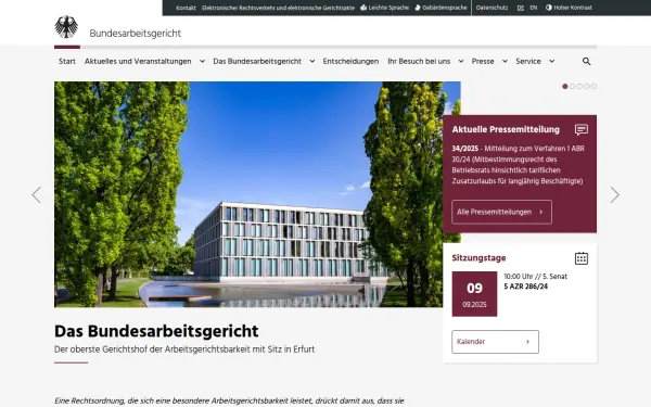 www.bundesarbeitsgericht.de