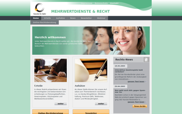 www.mehrwertdiensteundrecht.de