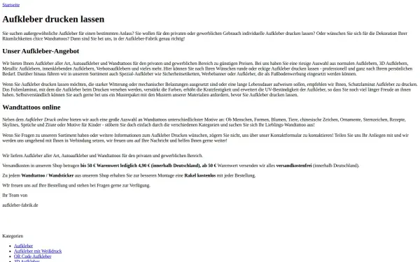 www.aufkleber-fabrik.de
