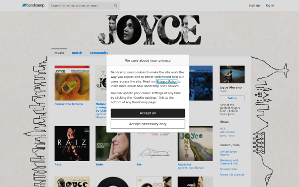joycemoreno.bandcamp.com