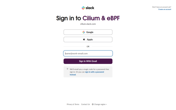 cilium.slack.com
