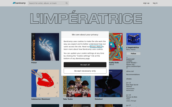 l-imperatrice.bandcamp.com