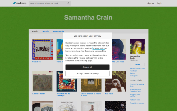samanthacrain.bandcamp.com