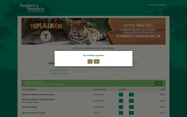 ecommerce.temaiken.org.ar