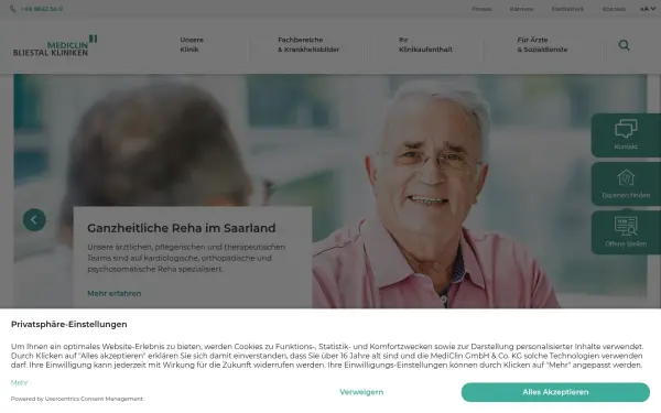 www.bliestal-kliniken.de