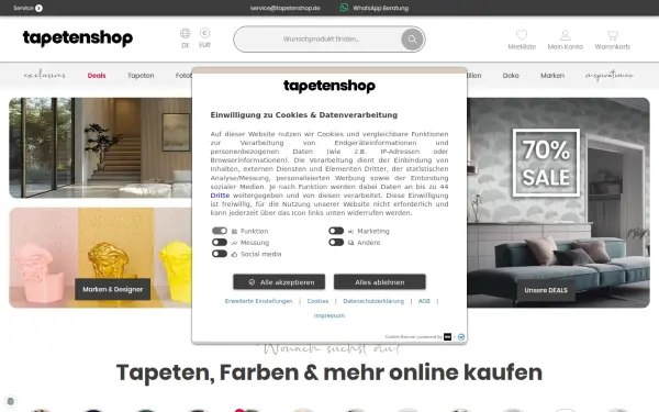 www.tapetenshop.de