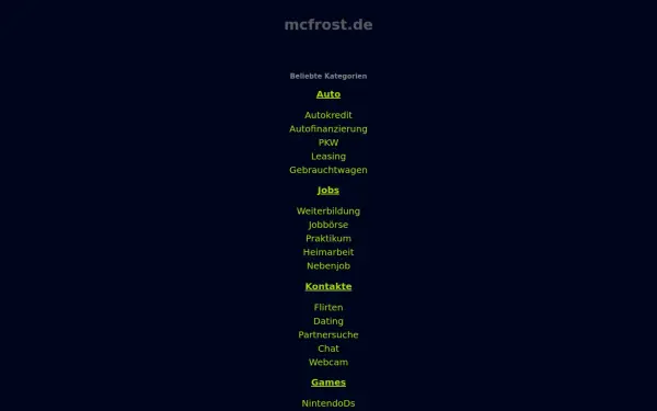 mcfrost.de