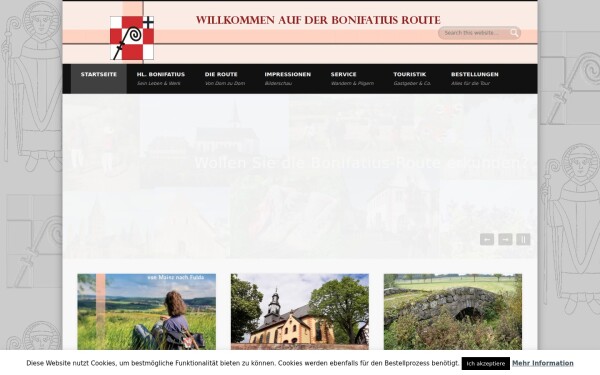 www.bonifatiusroute.de