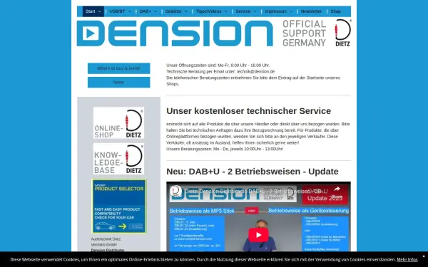 www.dension.de
