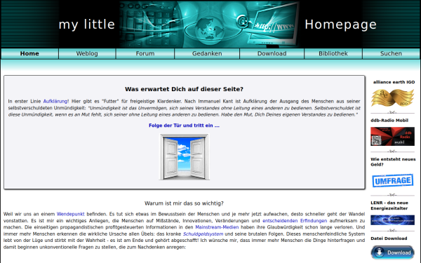 www.mylittlehomepage.de