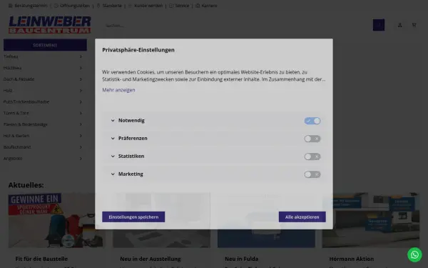 www.leinweber-baucentrum.de