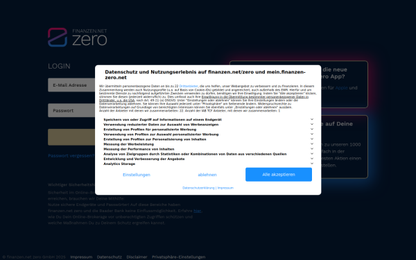 mein.finanzen-zero.net