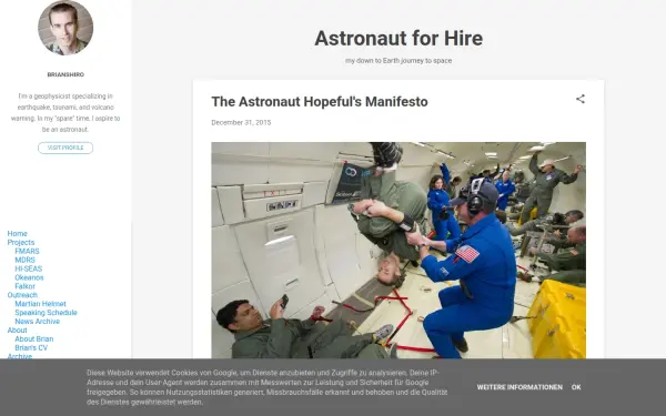 www.astronautforhire.com