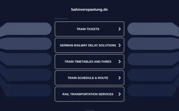 bahnverspaetung.de
