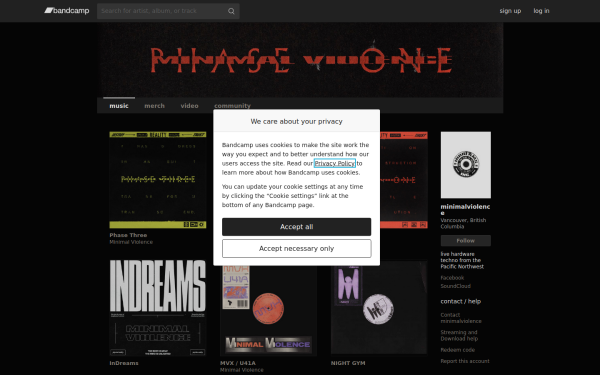 minimalviolence.bandcamp.com