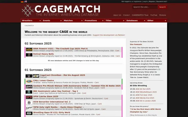 www.cagematch.net