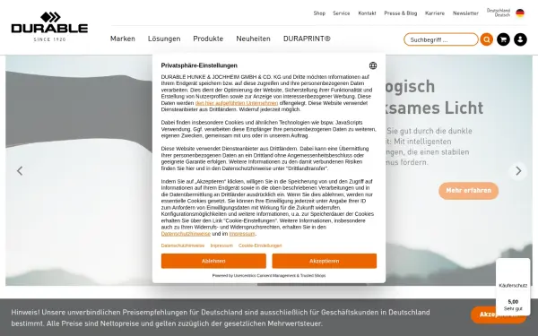 www.durable.de