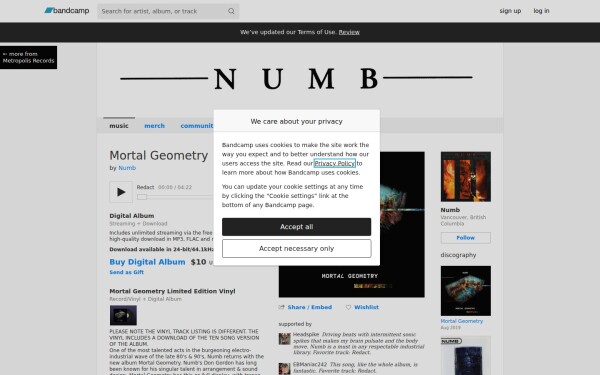 numb-official.bandcamp.com