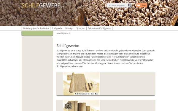 www.schilfgewebe.de