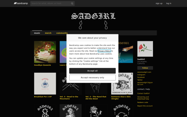 wearesadgirl.bandcamp.com