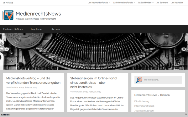 www.medienrechtsnews.de