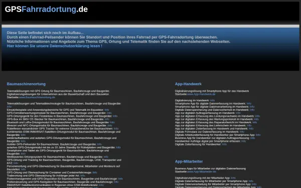 www.gpsfahrradortung.de