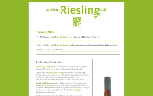 daskleinerieslinggut.de