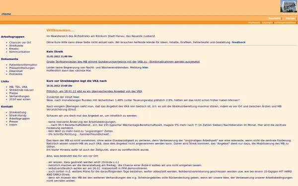 aerztestreikhanau.de