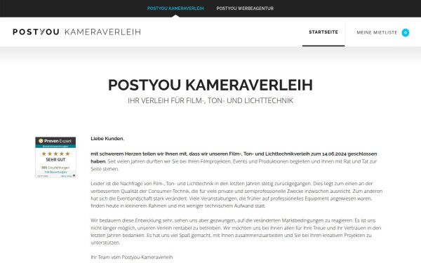 www.postyou-kameraverleih.de