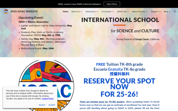 www.issaccharter.org