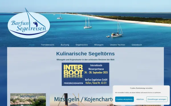 www.barfuss-segelreisen.de