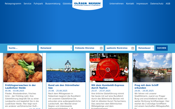 glaeser-reisen.de