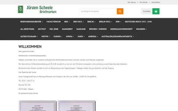 www.briefmarken-scheele.com