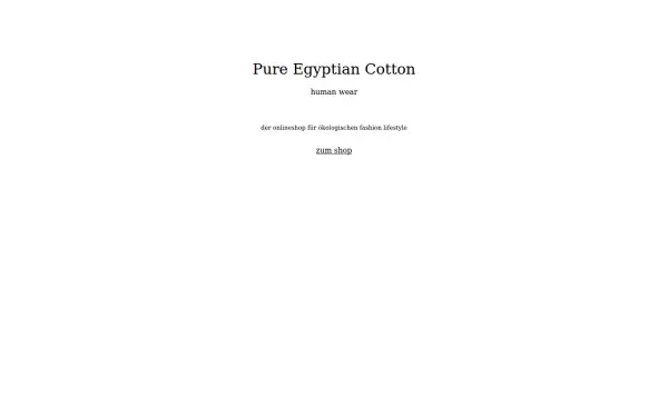 pureegyptiancotton.de