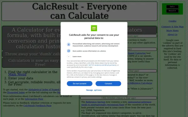calcresult.com