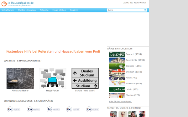 e-hausaufgaben.de