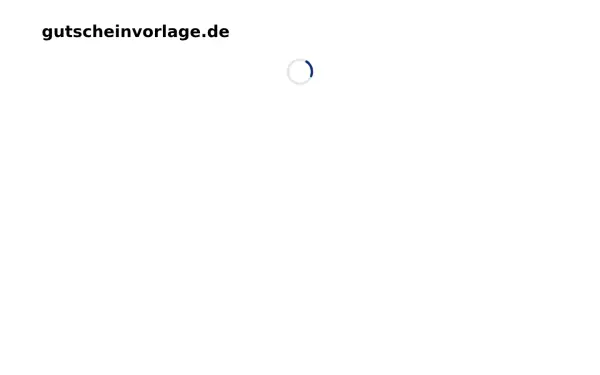 gutscheinvorlage.de